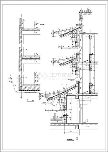 某景区古建筑建筑墙身设计施工cad图纸