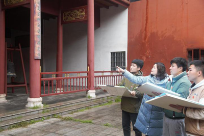 建筑工程系开展“古建筑测绘保护进社区”活动