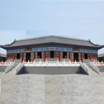 北京样式祠堂 农村戏台修建 农村祠堂设计 仿古家庙施工