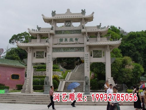 石头牌坊雕塑 沈阳牌坊大理石雕塑制作厂家